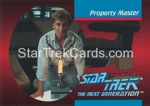 Star Trek The Next Generation Behind The Scenes Trading Card BTS24