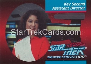 Star Trek The Next Generation Behind The Scenes Trading Card BTS31
