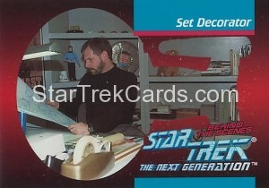 Star Trek The Next Generation Behind The Scenes Trading Card BTS32