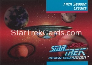 Star Trek The Next Generation Behind The Scenes Trading Card BTS38