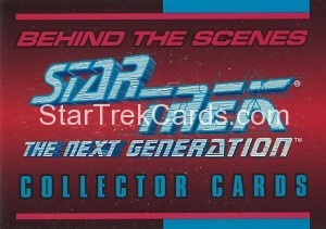 Star Trek The Next Generation Behind The Scenes Trading Card BTS39