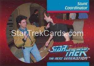 Star Trek The Next Generation Behind The Scenes Trading Card BTS6