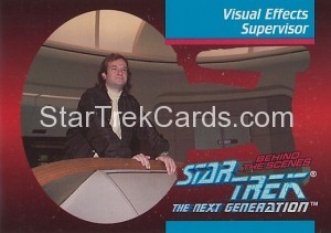 Star Trek The Next Generation Behind The Scenes Trading Card BTS9