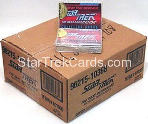 Star Trek The Next Generation Behind The Scenes Trading Card Case of 24 Boxes