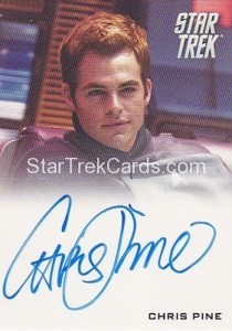 Star Trek Movie Trading Card Autograph Chris Pine