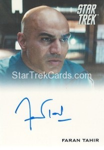 Star Trek Movie Trading Card Autograph Faran Tahir