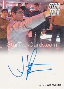 Star Trek Movie Trading Card Autograph J J Abrams