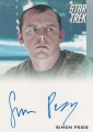 Star Trek Movie Trading Card Autograph Simon Pegg