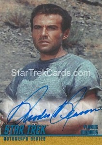 Star Trek The Original Series 40th Anniversary Trading Card A137