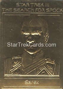 Star Trek Gold Sculptured Cards Sarek