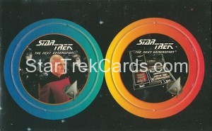 Star Trek The Next Generation Stardiscs Trading Card 1