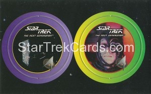 Star Trek The Next Generation Stardiscs Trading Card 101