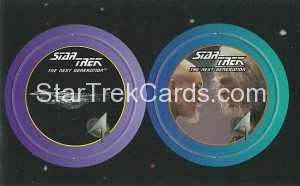 Star Trek The Next Generation Stardiscs Trading Card 13