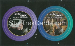 Star Trek The Next Generation Stardiscs Trading Card 16