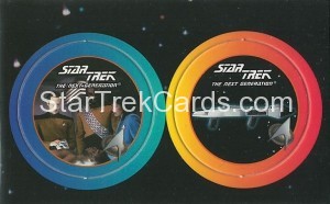 Star Trek The Next Generation Stardiscs Trading Card 2