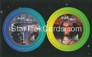 Star Trek The Next Generation Stardiscs Trading Card 25