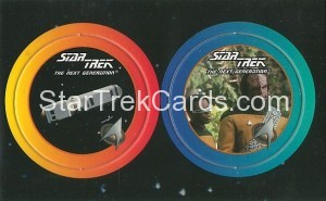 Star Trek The Next Generation Stardiscs Trading Card 4