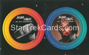 Star Trek The Next Generation Stardiscs Trading Card 8
