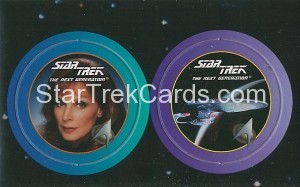 Star Trek The Next Generation Stardiscs Trading Card 9
