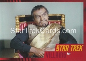 Star Trek The Original Series Heroes and Villains Trading Card 41