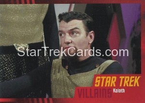 Star Trek The Original Series Heroes and Villains Trading Card 56