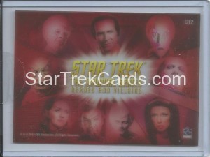 Star Trek The Original Series Heroes and Villains Trading Card CT2