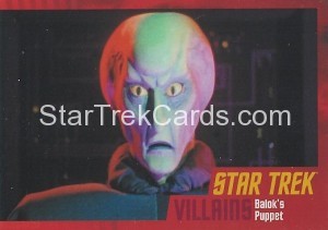 Star Trek The Original Series Heroes and Villains Trading Card Parallel 15