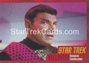 Star Trek The Original Series Heroes and Villains Trading Card Parallel 20
