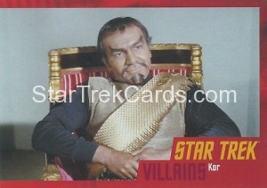 Star Trek The Original Series Heroes and Villains Trading Card Parallel 41