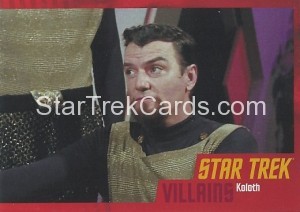 Star Trek The Original Series Heroes and Villains Trading Card Parallel 56