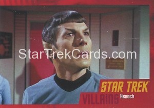 Star Trek The Original Series Heroes and Villains Trading Card Parallel 57
