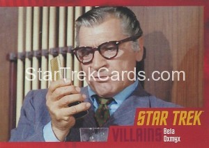 Star Trek The Original Series Heroes and Villains Trading Card Parallel 65