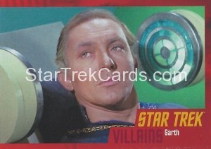 Star Trek The Original Series Heroes and Villains Trading Card Parallel 90