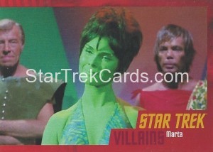 Star Trek The Original Series Heroes and Villains Trading Card Parallel 91