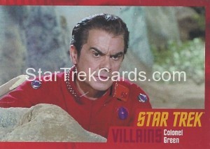 Star Trek The Original Series Heroes and Villains Trading Card Parallel 97