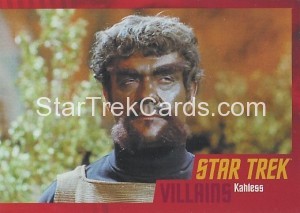 Star Trek The Original Series Heroes and Villains Trading Card Parallel 99