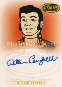 Star Trek The Original Series Art Images Trading Card Autograph A20