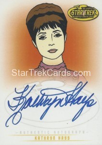 Star Trek The Original Series Art Images Trading Card Autograph A36