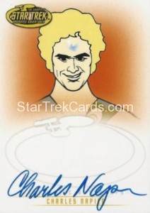 Star Trek The Original Series Art Images Trading Card Autograph A42