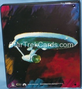 Star Trek The Original Series Art Images Trading Card Binder Back