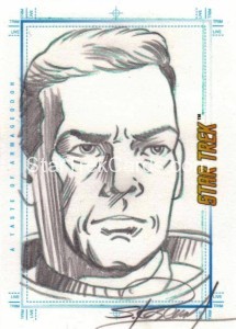 Star Trek The Original Series Art Images Trading Card Sketch A Taste of Armageddon