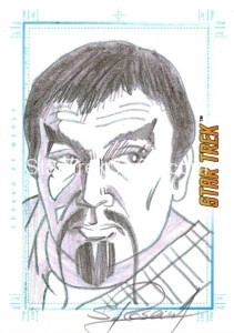 Star Trek The Original Series Art Images Trading Card Sketch Errand of Mercy