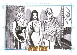 Star Trek The Original Series Art Images Trading Card Sketch Mudds Women