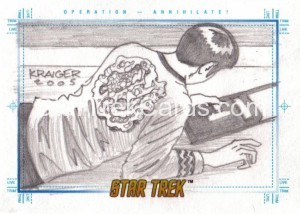 Star Trek The Original Series Art Images Trading Card Sketch Operation Annihilate