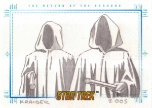 Star Trek The Original Series Art Images Trading Card Sketch Return of The Archons