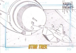 Star Trek The Original Series Art Images Trading Card Sketch Space Seed