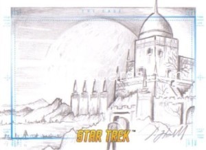 Star Trek The Original Series Art Images Trading Card Sketch The Cage
