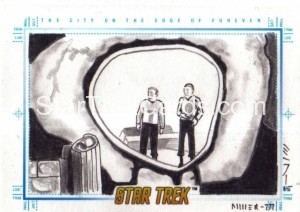 Star Trek The Original Series Art Images Trading Card Sketch The City on The Edge of Forever