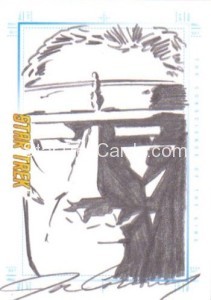 Star Trek The Original Series Art Images Trading Card Sketch The Conscience of the King