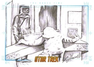 Star Trek The Original Series Art Images Trading Card Sketch The Naked Time